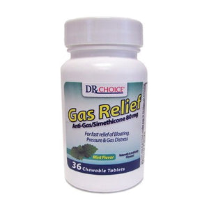 DRxChoice Gas Relief (6 pack = 216 tablets)