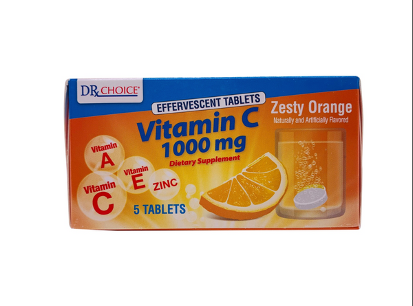 DRxChoice Immune Support Effervescent Tablets* (3 pack= 15 tablets)