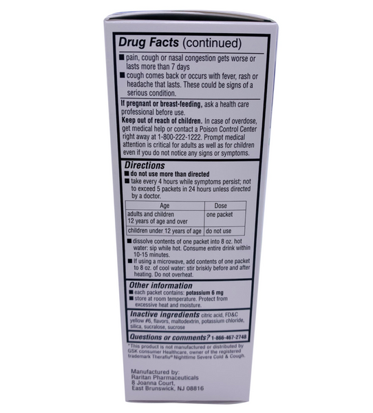 DRxChoice Nighttime Severe Cold & Cough (3 Packets)